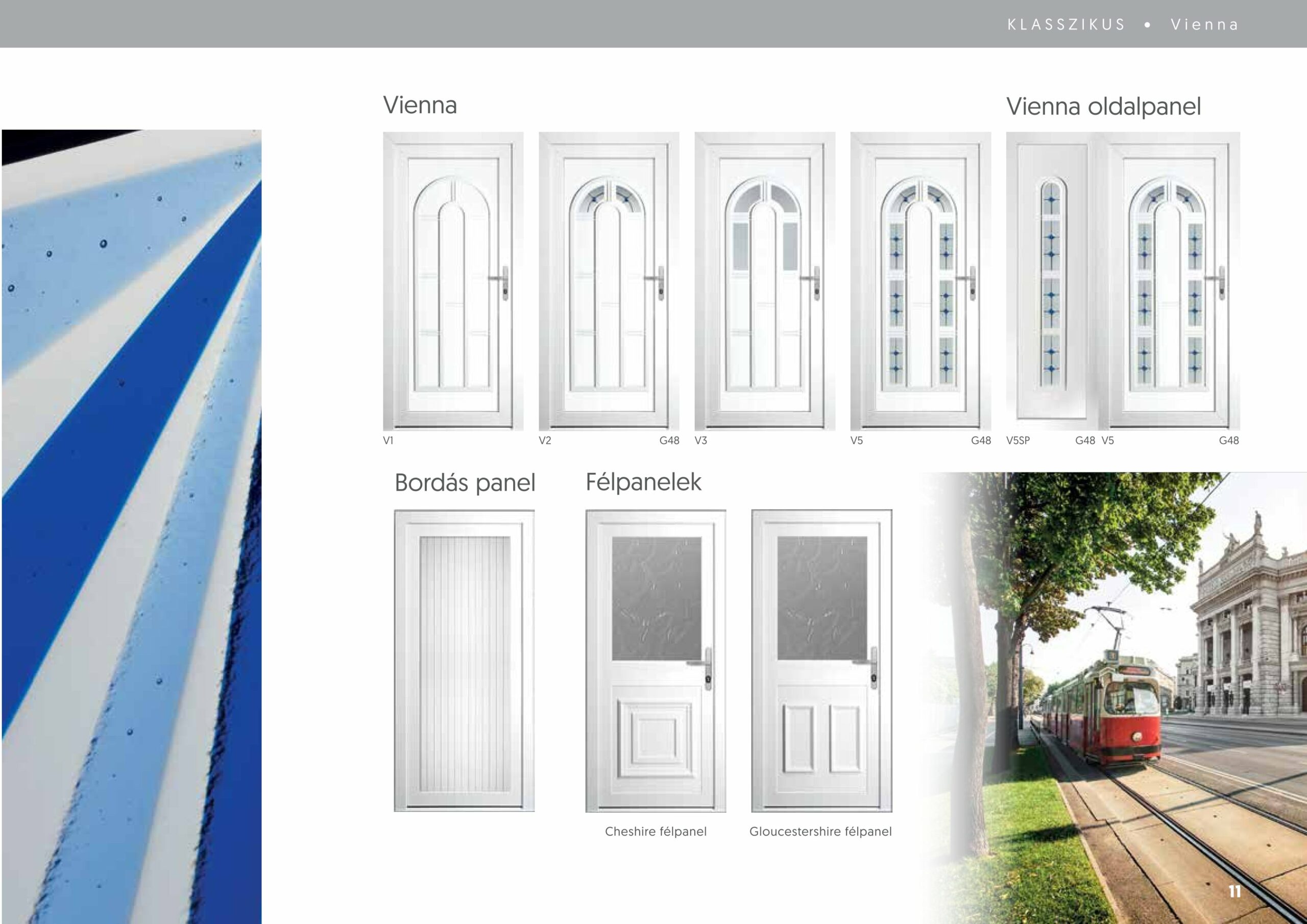 Klasszikus ajtóbetét